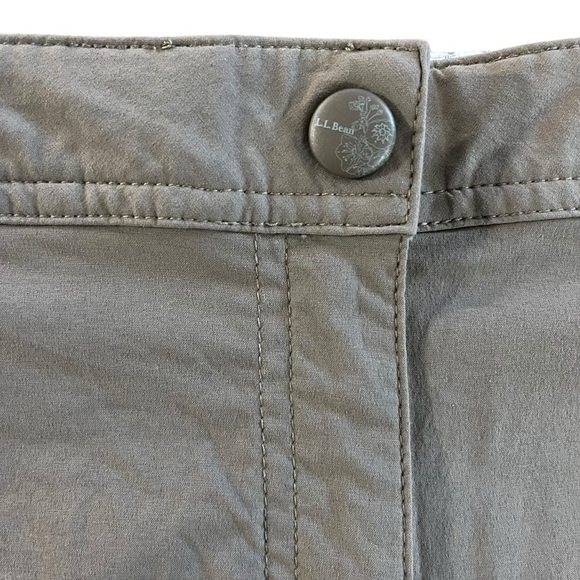 L.L.Bean Comfort Trail Shorts Women’s Size 10 Brown Nylon Stretch Hiking Outdoor - Picture 6 of 12